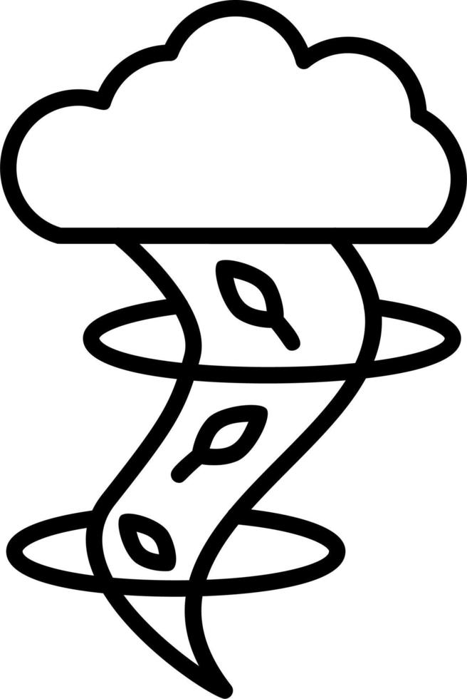 Tornado Vector Icon