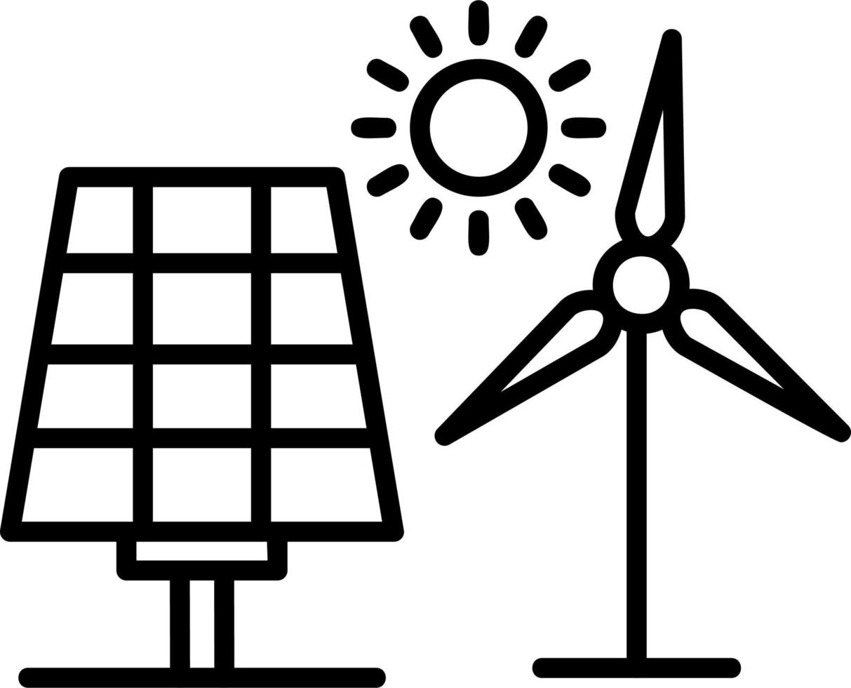 Renewable Energy Vector Icon