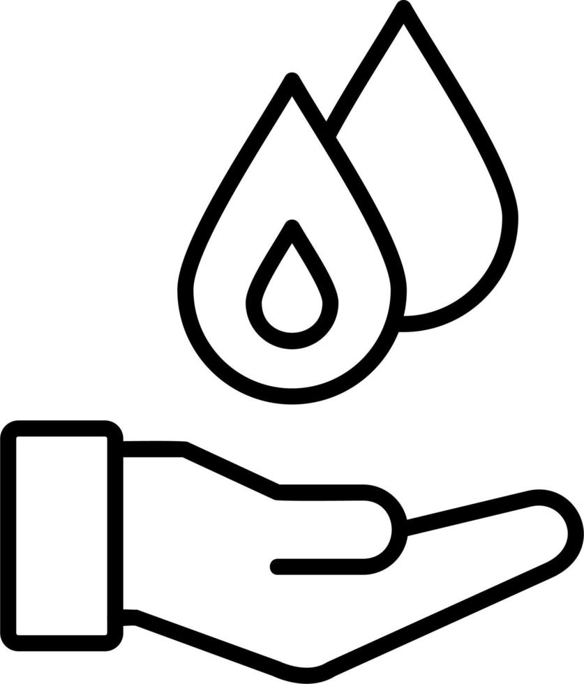 Saving Water Vector Icon