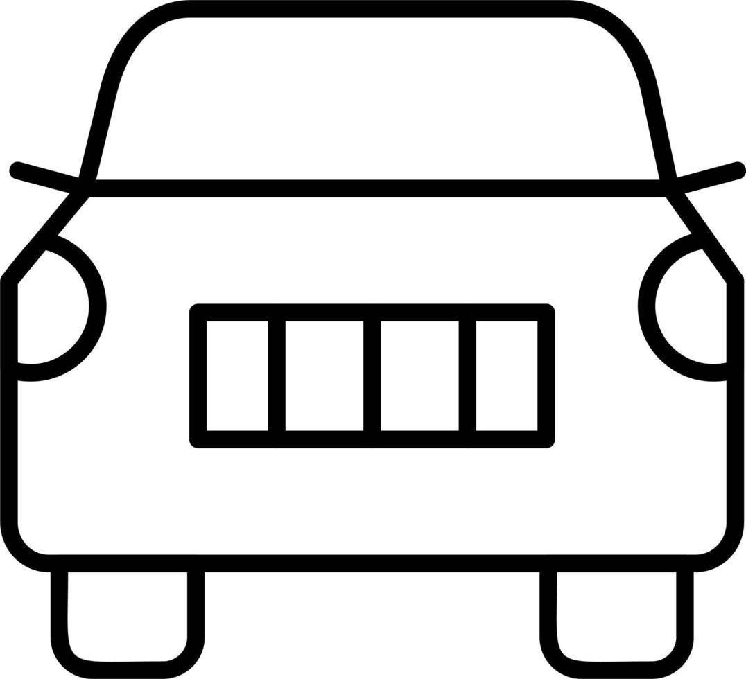 icono de vector de coche