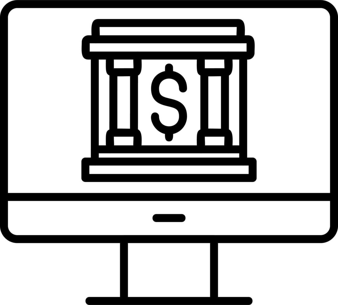 Online Banking Vector Icon