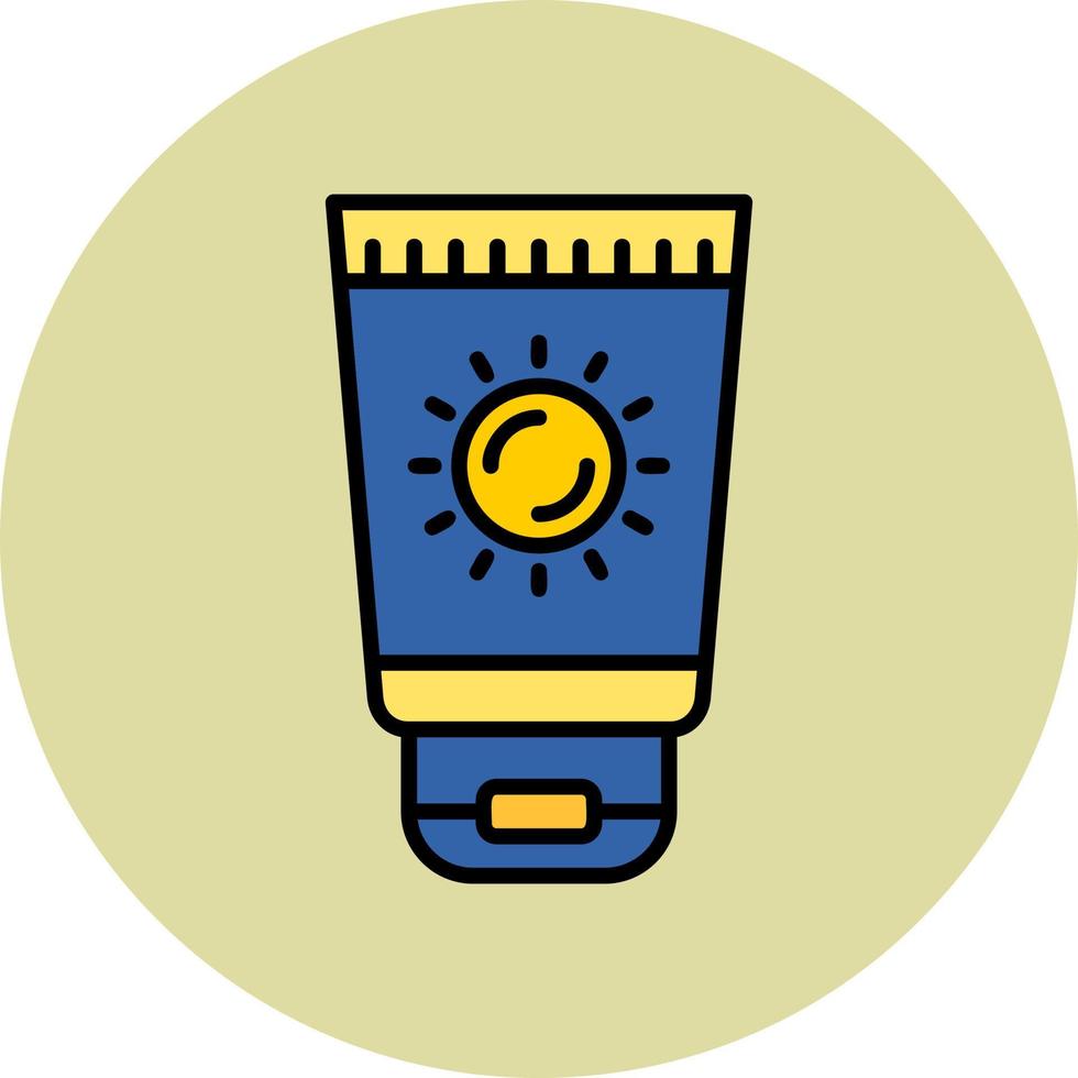 Sunscreen Vector Icon