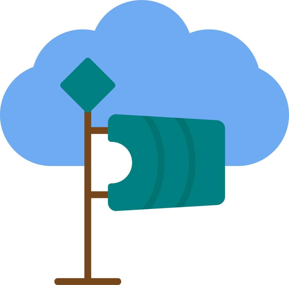 icono de vector de nube