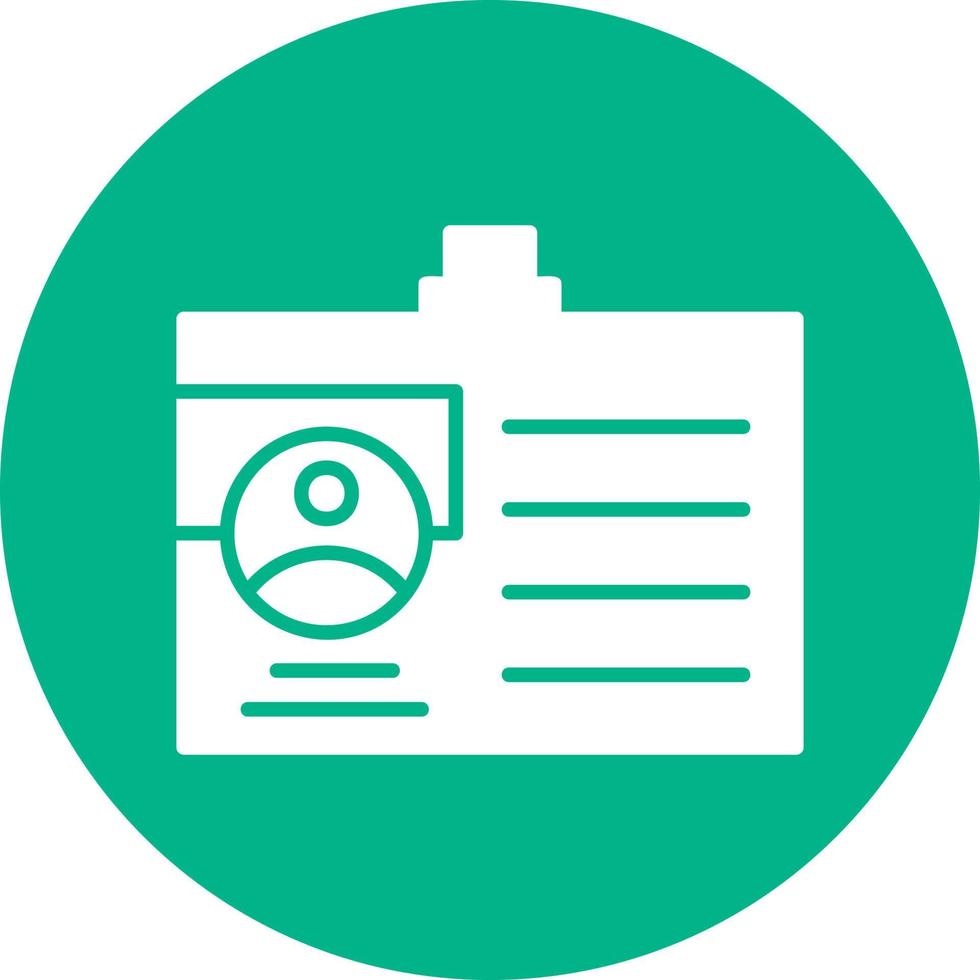 Id Card Vector Icon