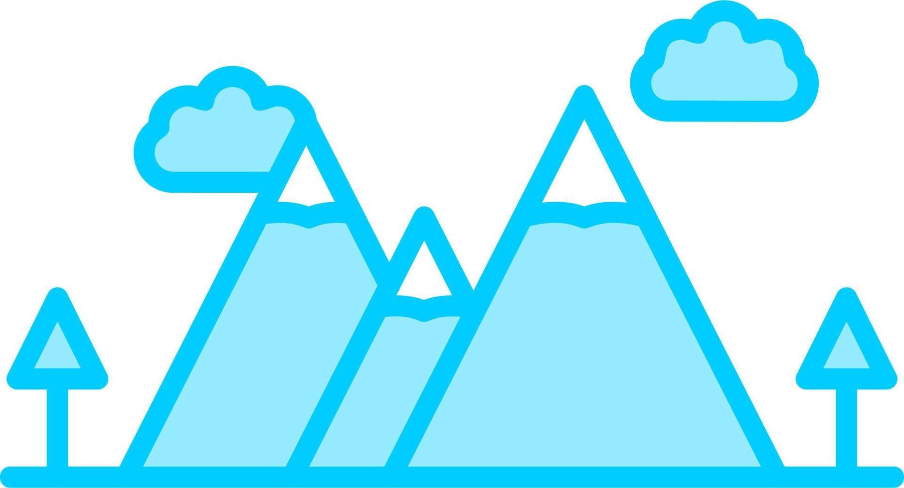 Mountain Ridge Vector Icon