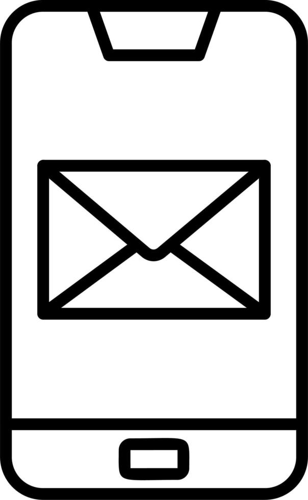 Phone Message Vector Icon