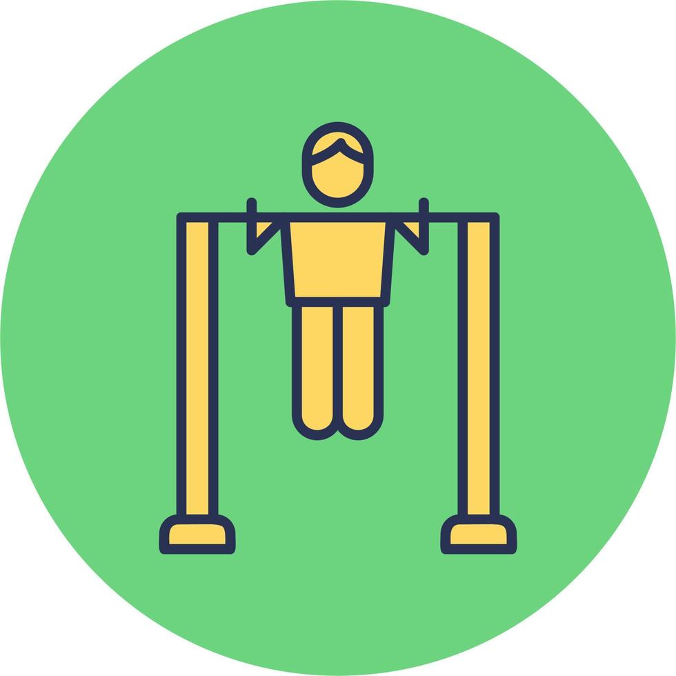 Pull Up Bar Vector Icon 20319184 Vector Art at Vecteezy