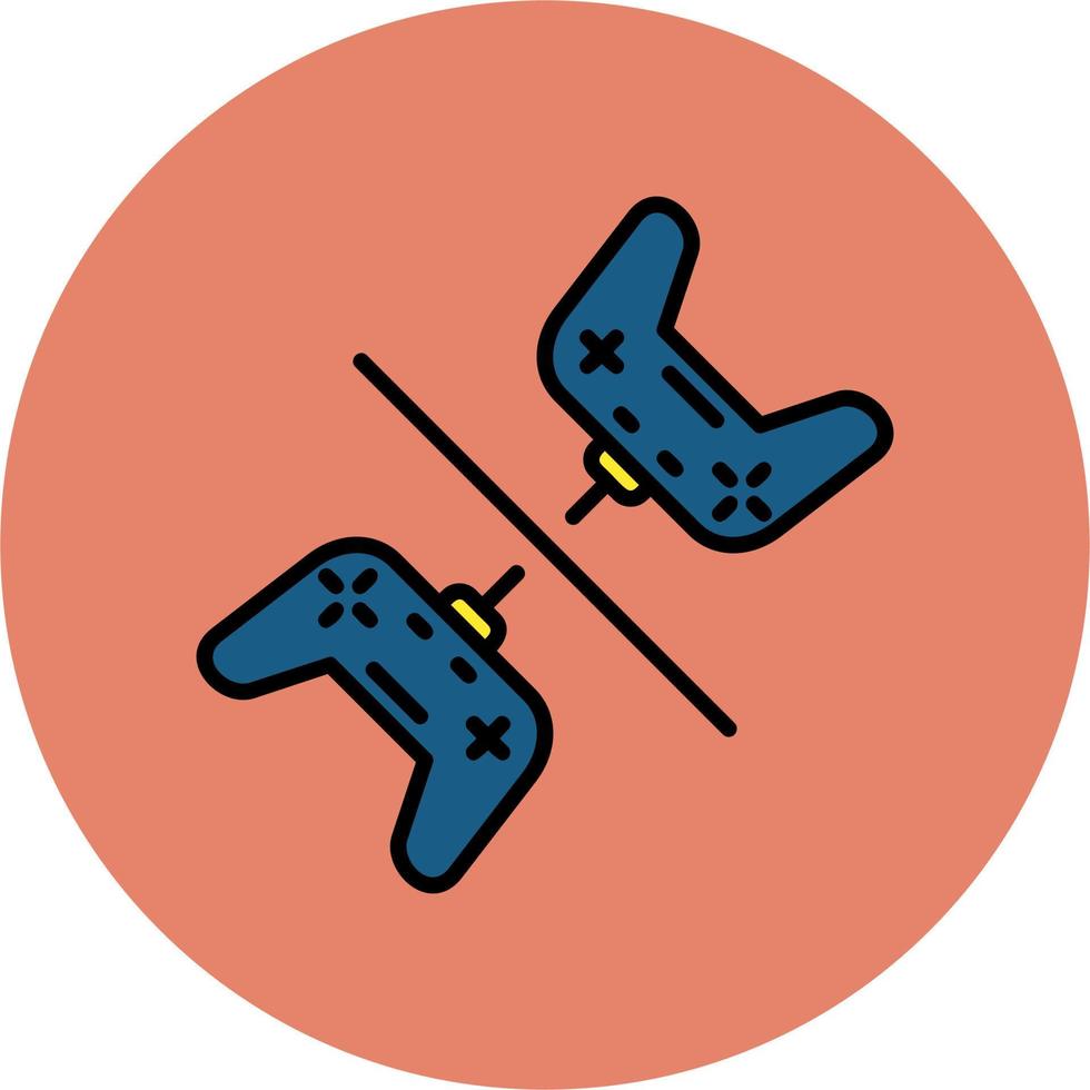 juego controladores vector icono