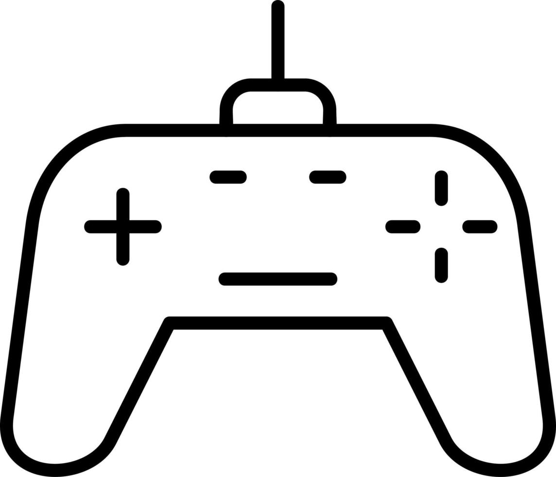 icono de vector de controlador de juego