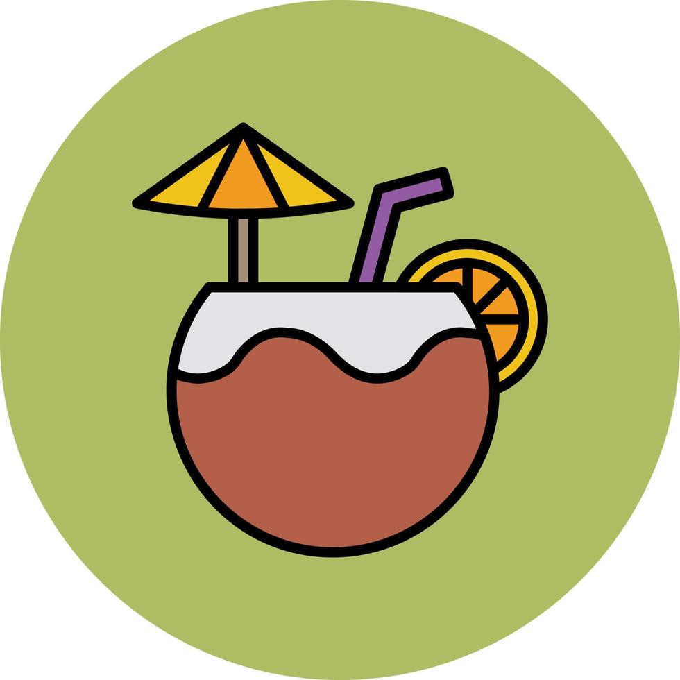 Coconut Vector Icon