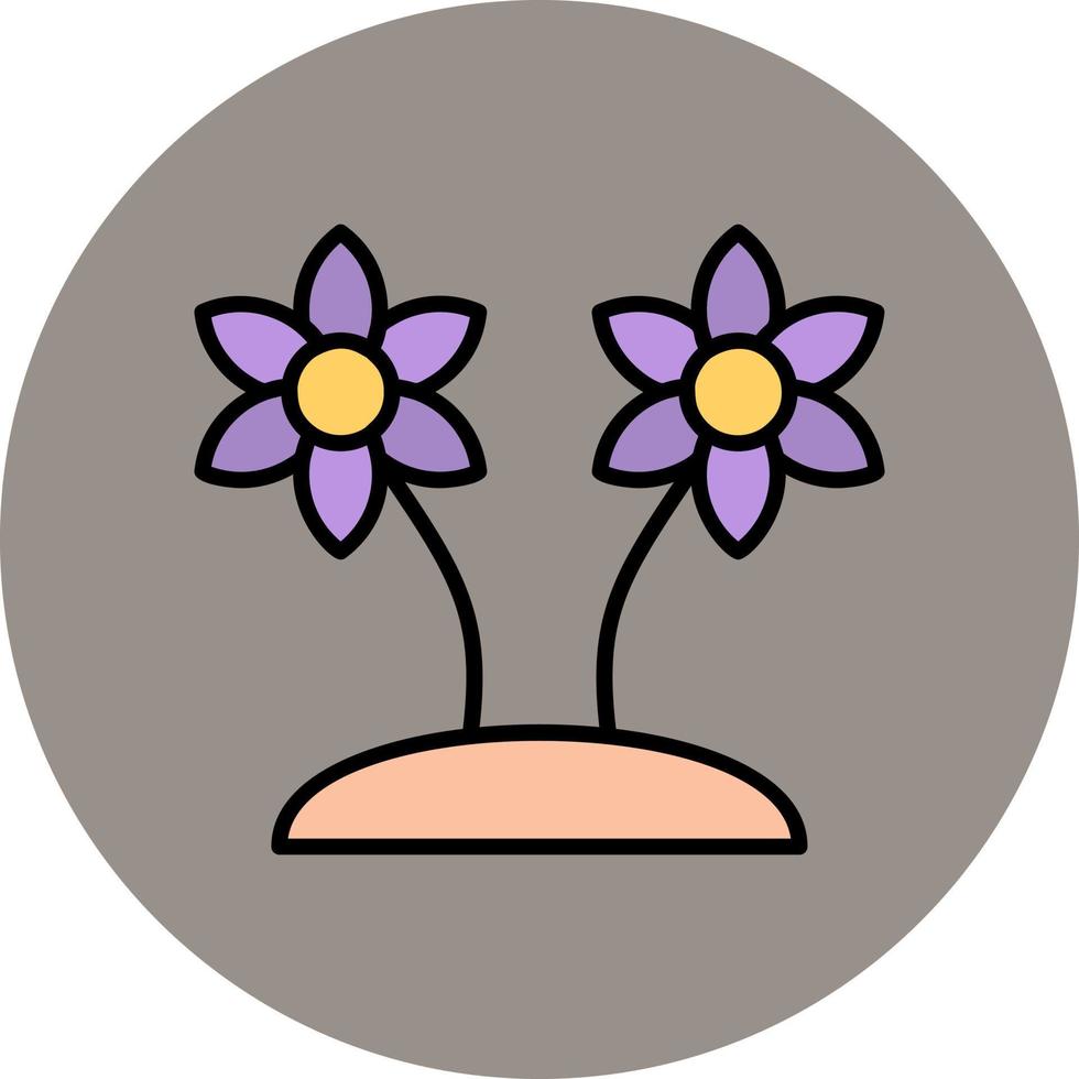 icono de vector de flor