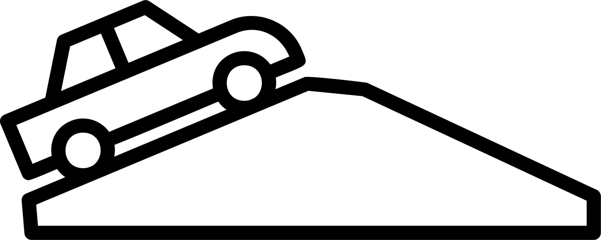 Uphill Vector Icon 20319446 Vector Art at Vecteezy