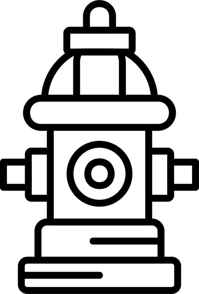 icono de vector de hidrante