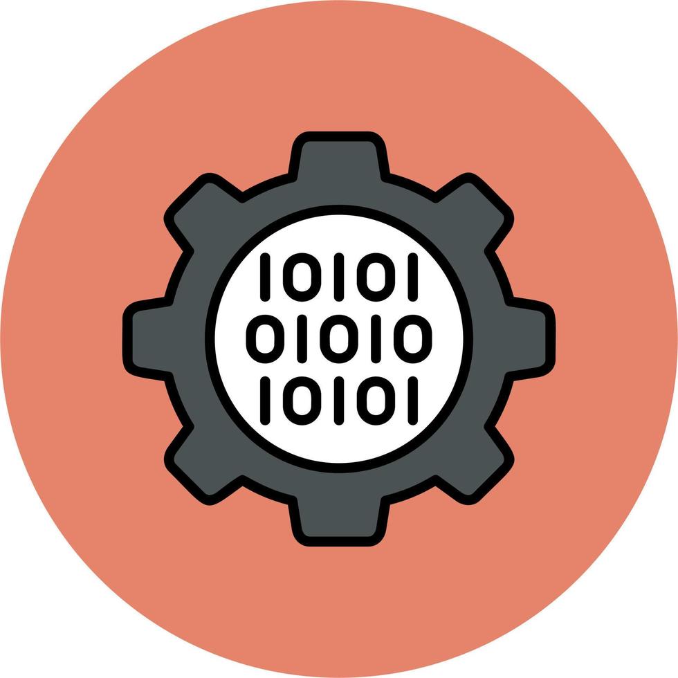 Binary Code Vector Icon