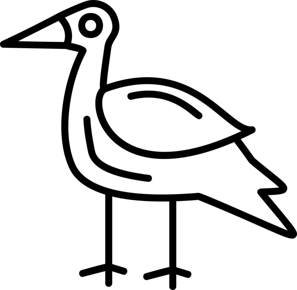 Heron Vector Icon