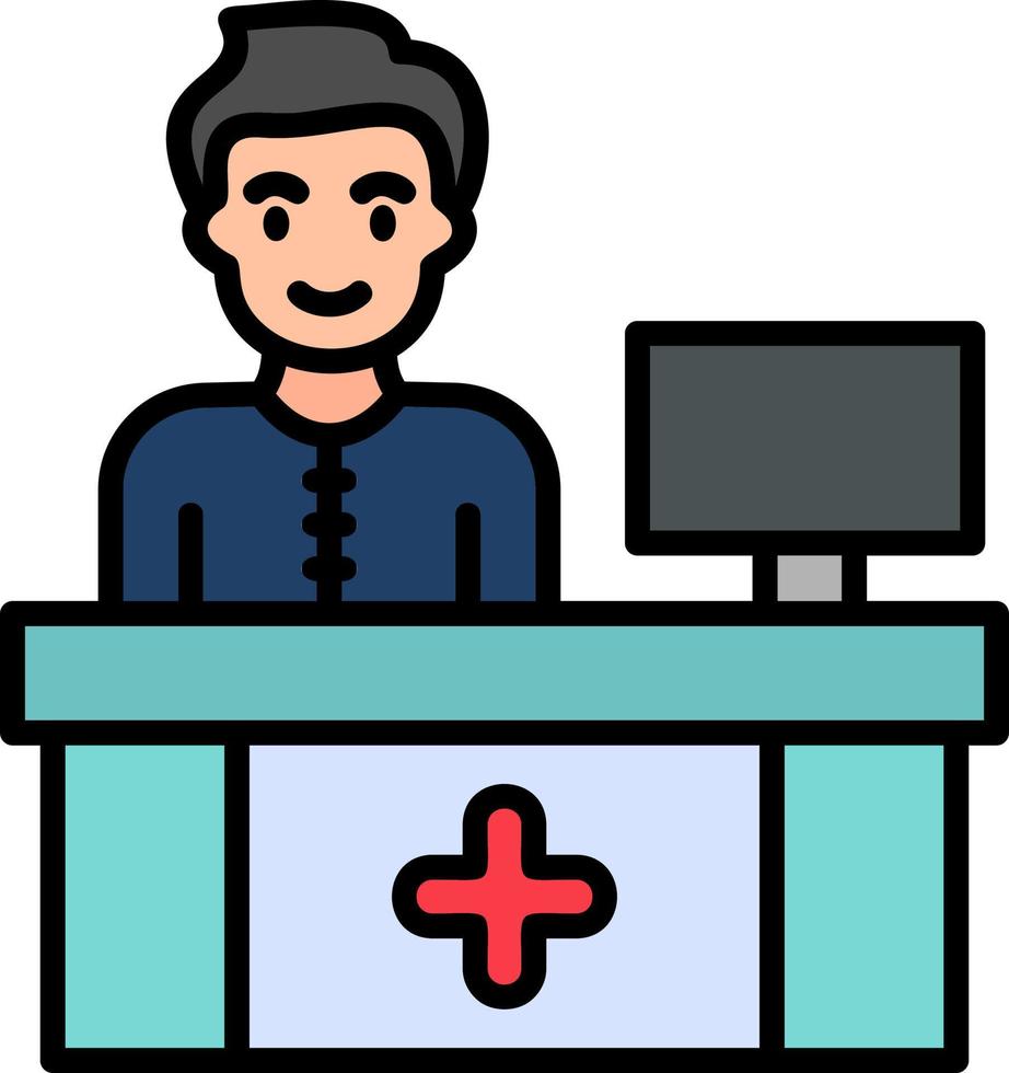 Receptionist Vector Icon