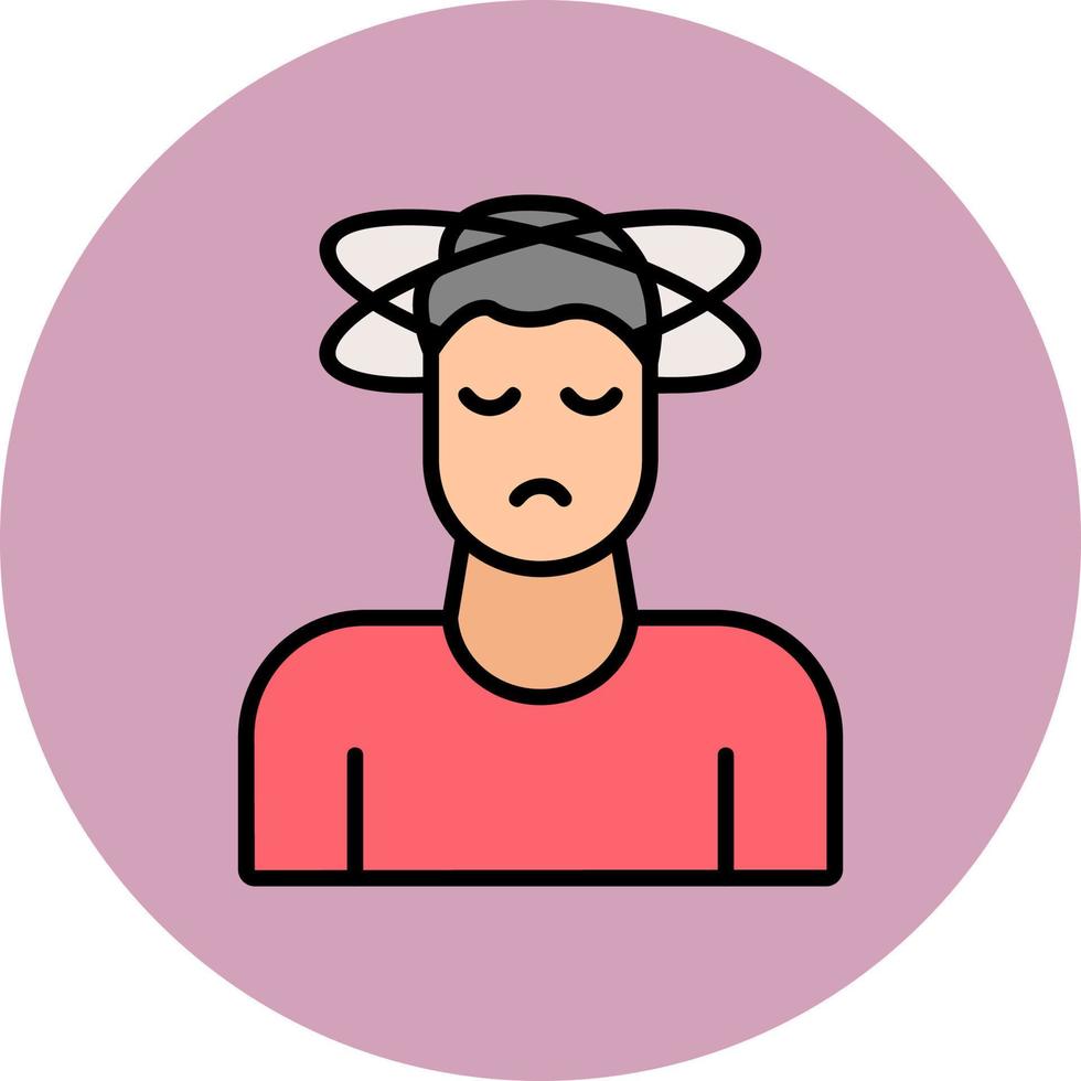 Tired Vector Icon