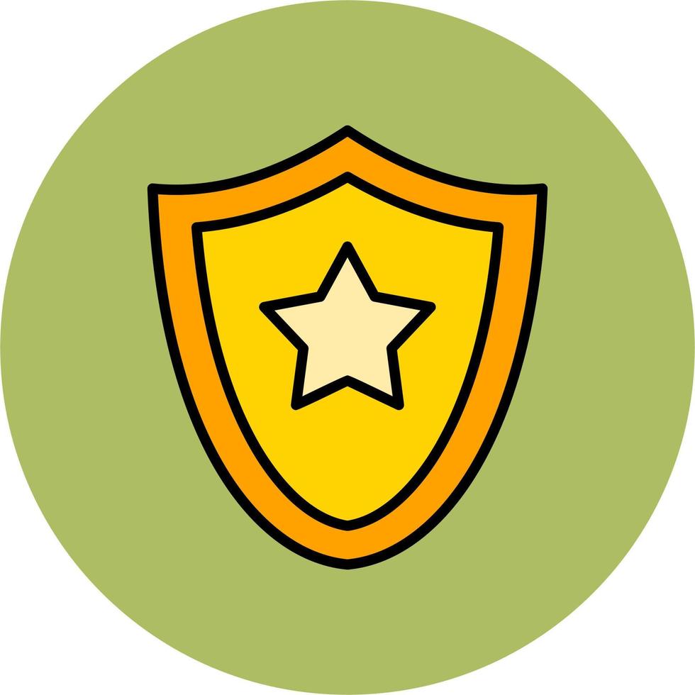 Sheriff badge Vector Icon