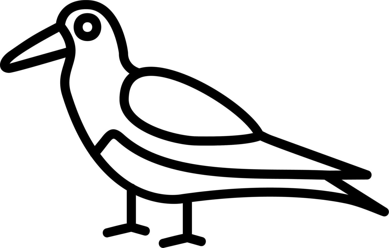 Oystercatcher Vector Icon