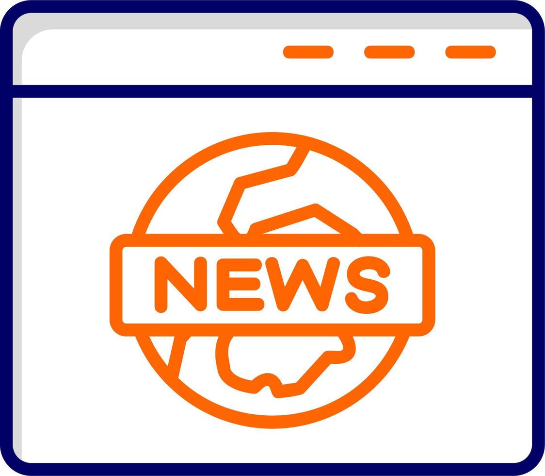 News Report Vector Icon