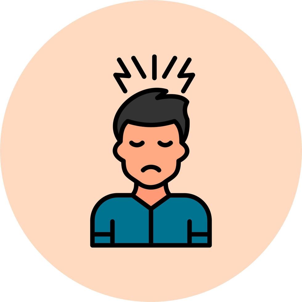 Stress Vector Icon