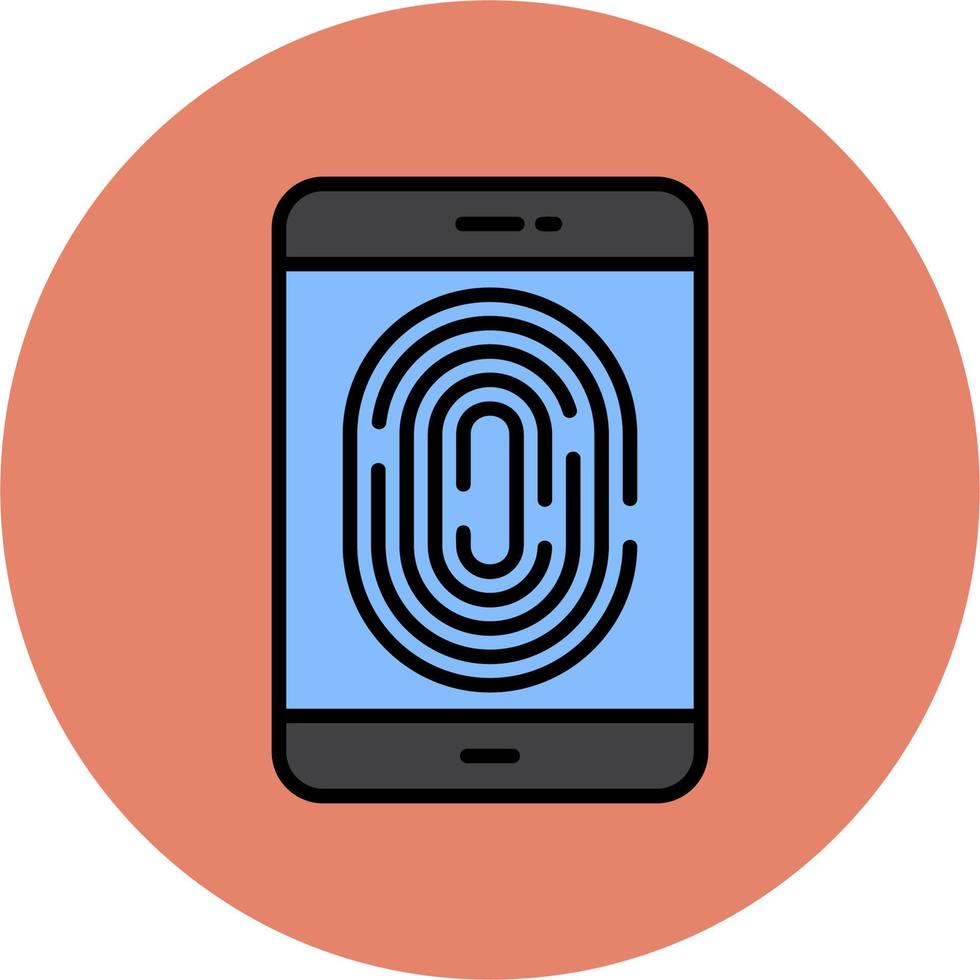 Fingerprint Vector Icon