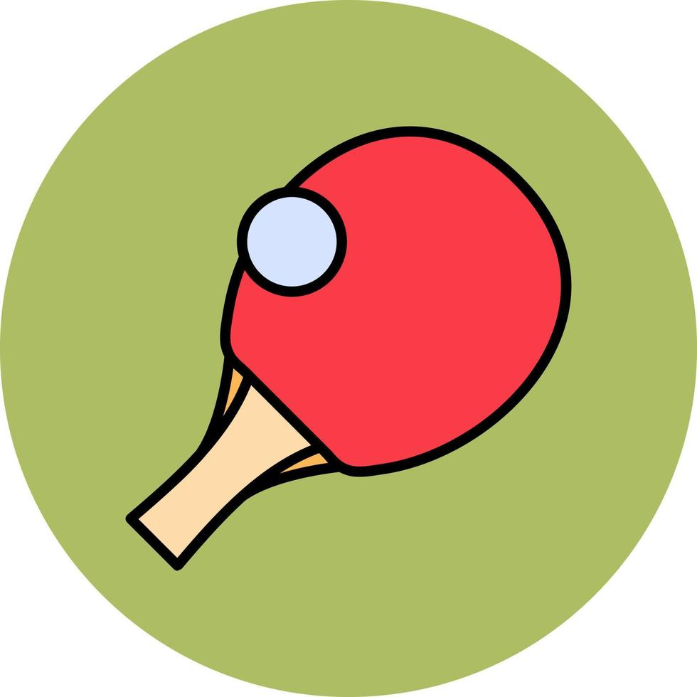 Ping pong Vector Icon