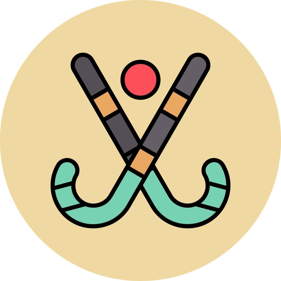 icono de vector de hockey