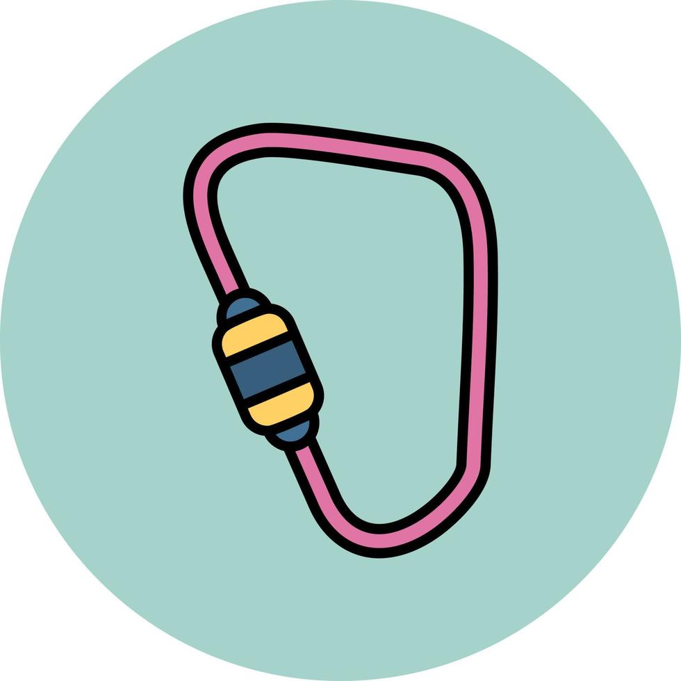 Carabiner Vector Icon