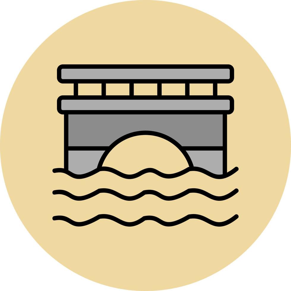 icono de vector de puente