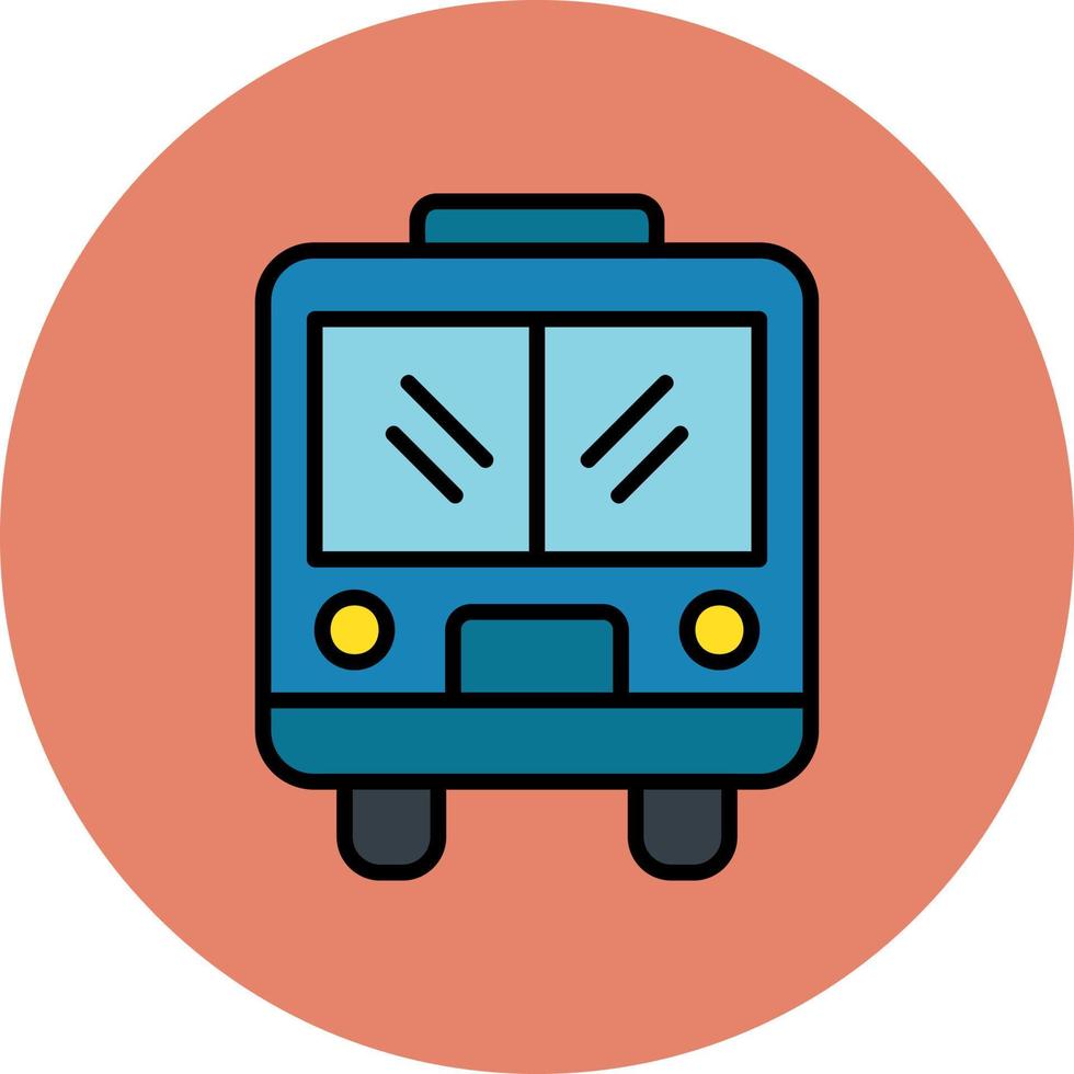 icono de vector de bus