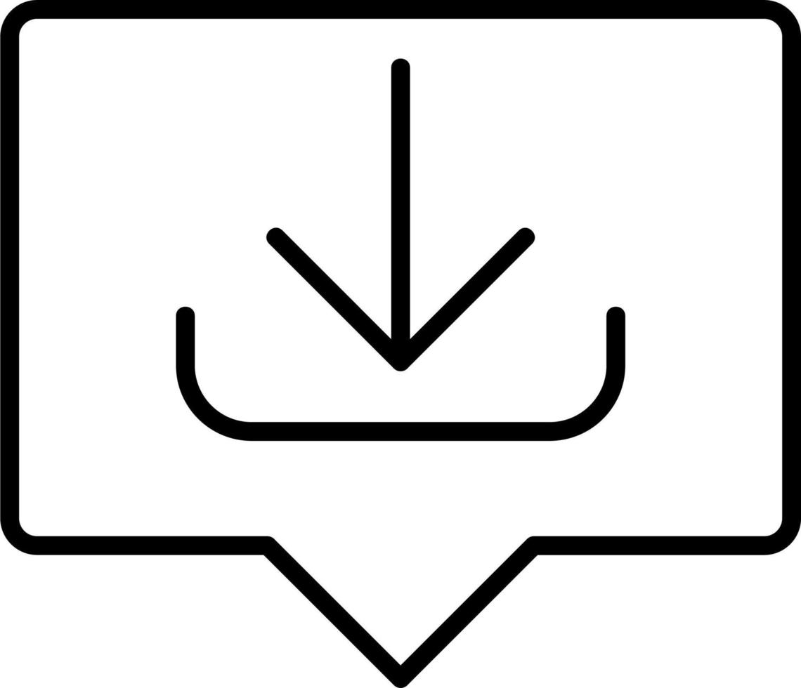 Downloading Vector Icon