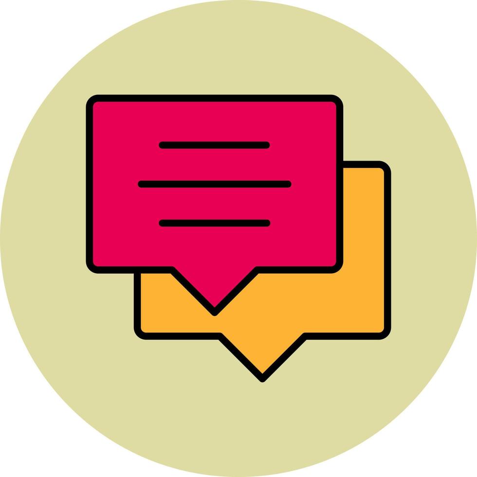 Chat Bubbles Vector Icon