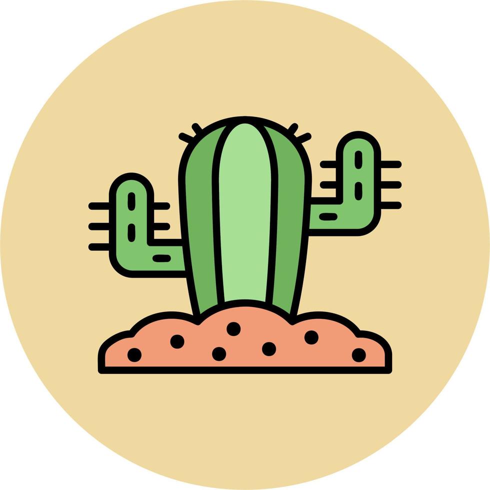 icono de vector de cactus