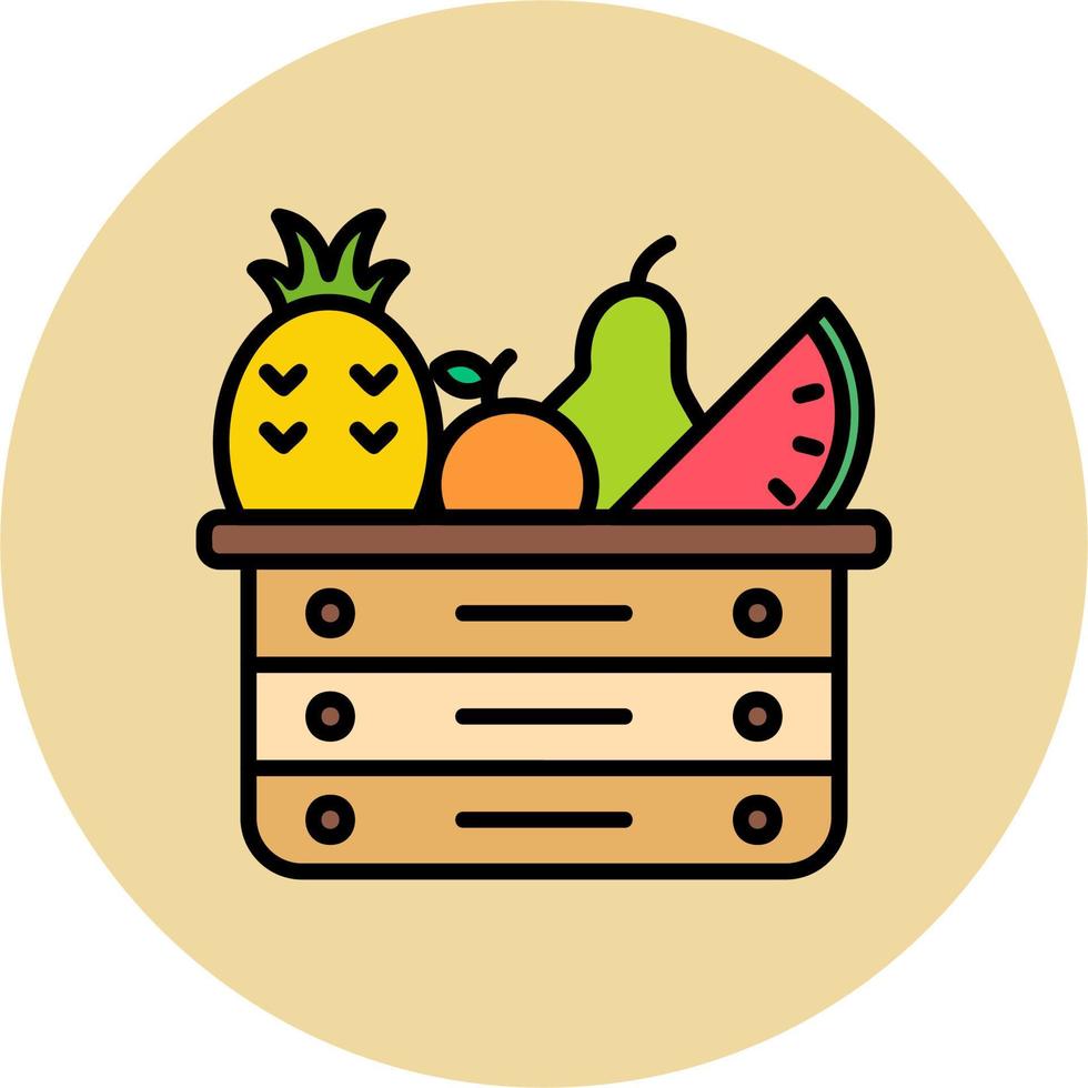 icono de vector de fruta