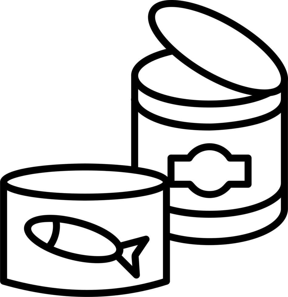 Canned Food Vector Icon