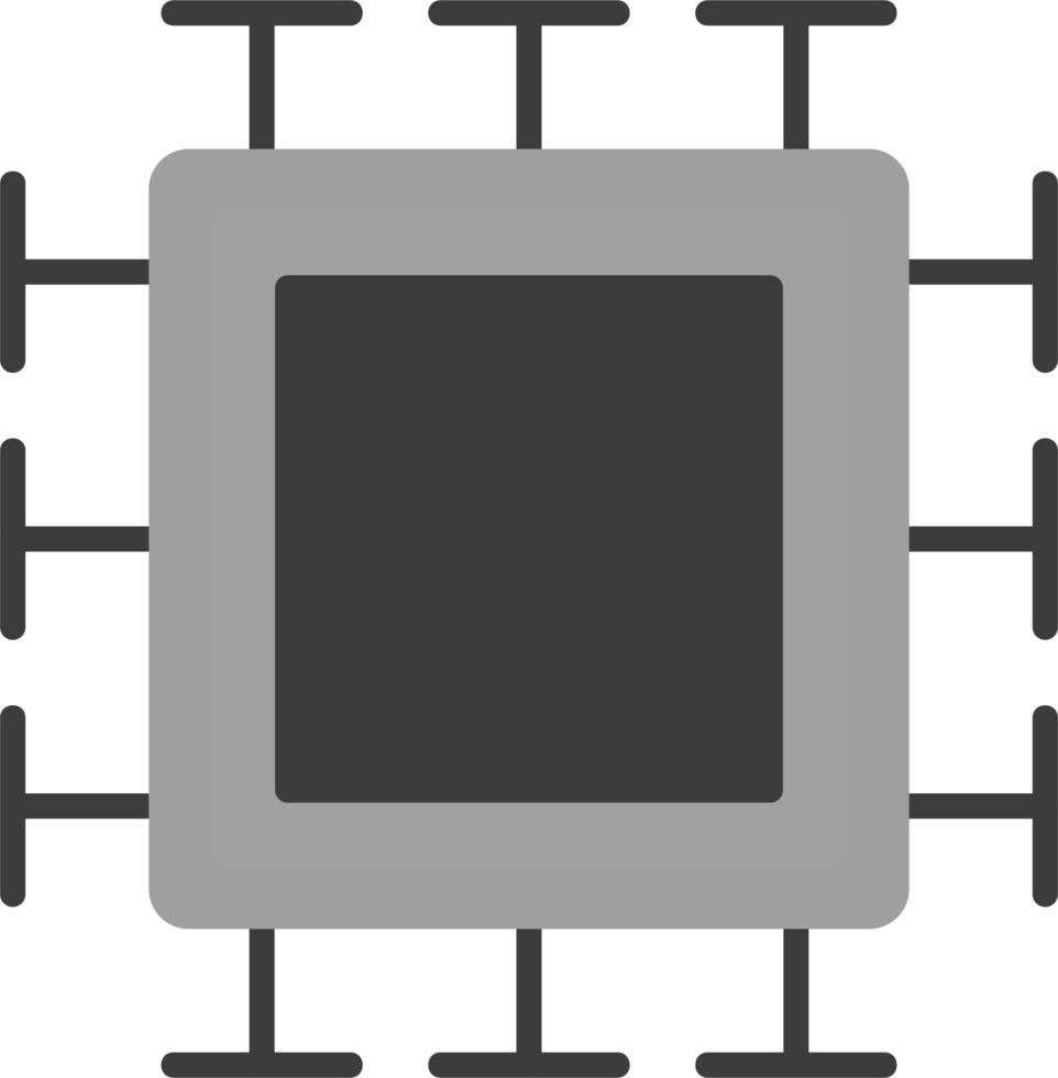 icono de vector de microchip