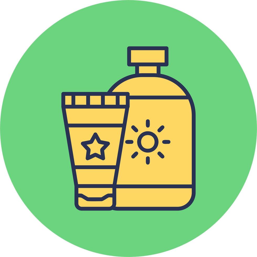 Sunscreen Vector Icon