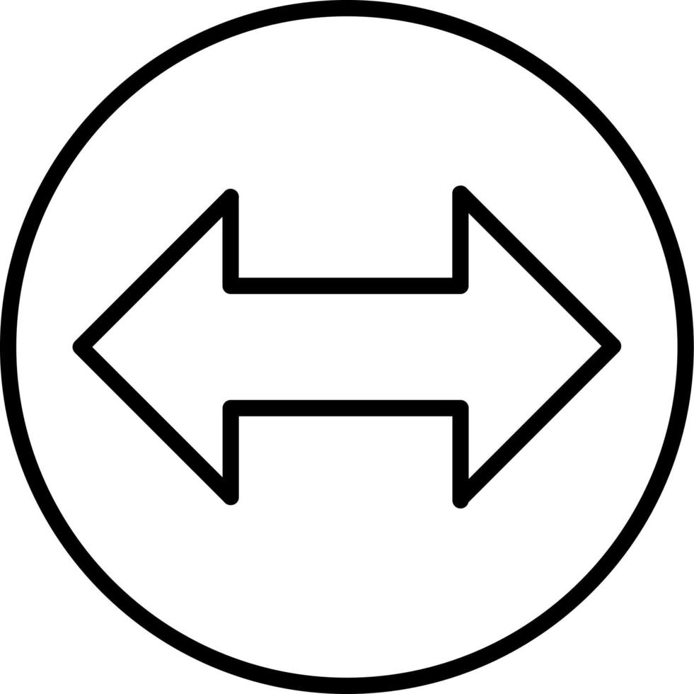 Two Arrows Vector Icon