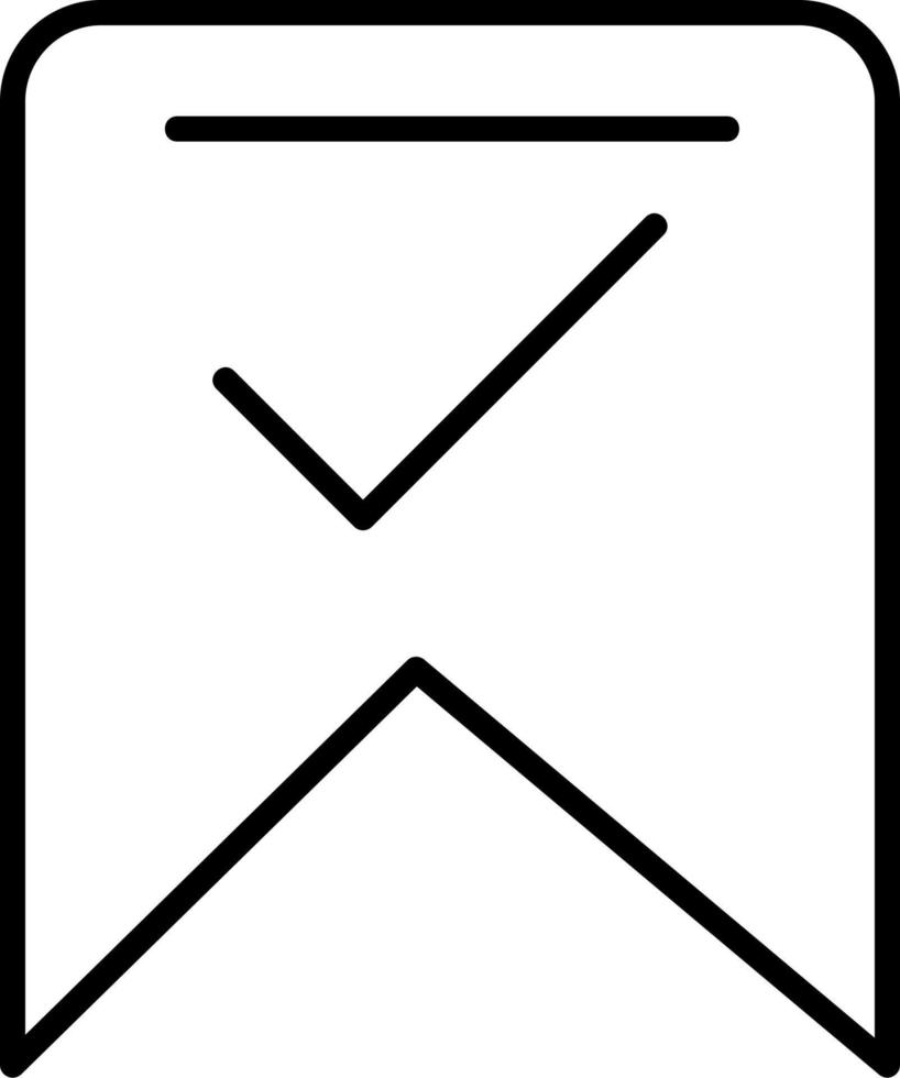 Mark Vector Icon