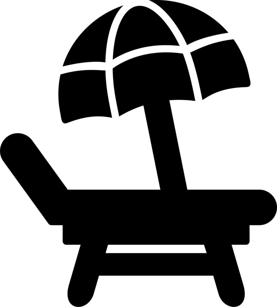 Beach Chair Vector Icon