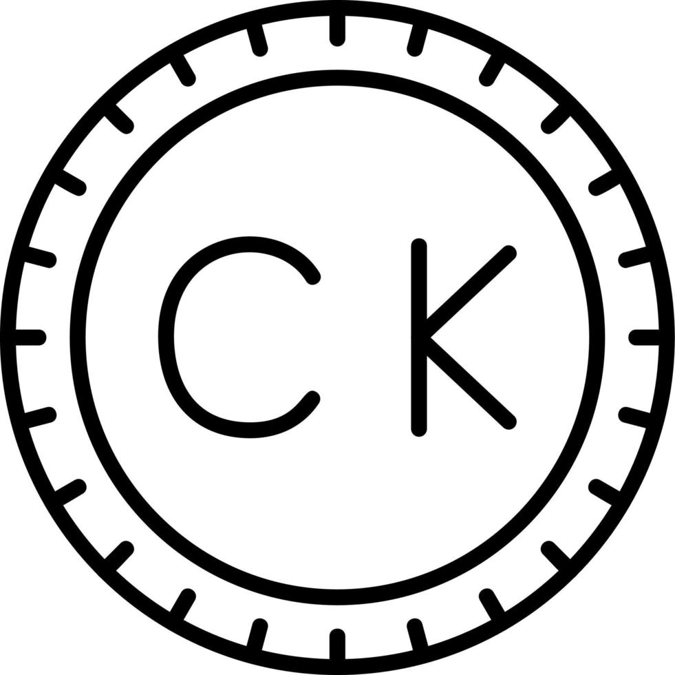 Cook Islands Dial code Vector Icon