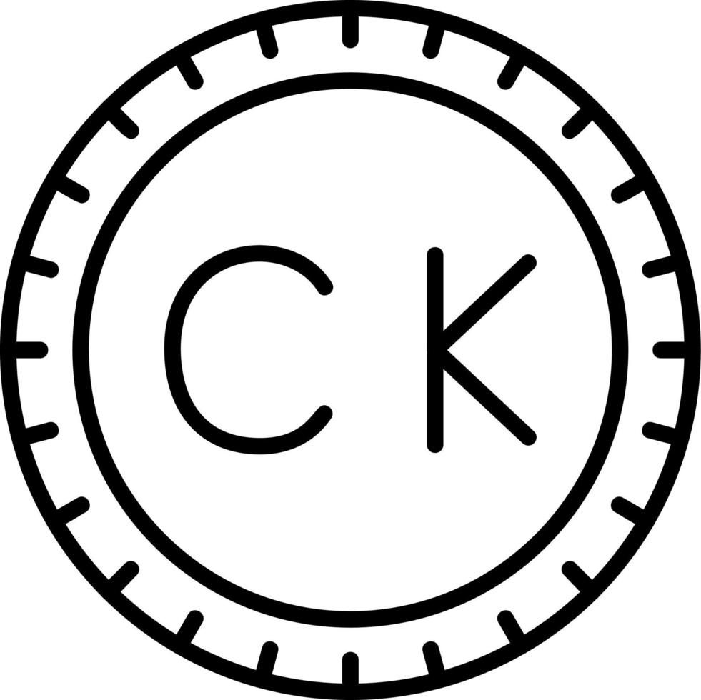 Cook Islands Dial code Vector Icon