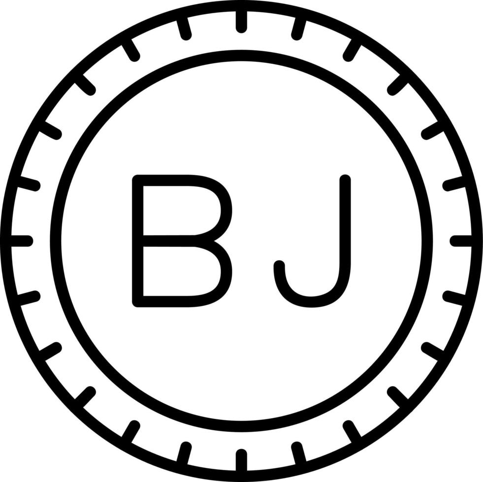 Benin Dial code Vector Icon