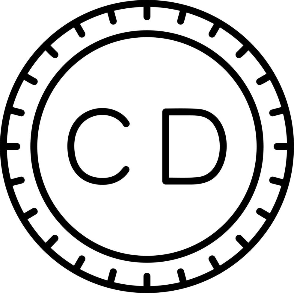 Republic of the Congo Dial code Vector Icon