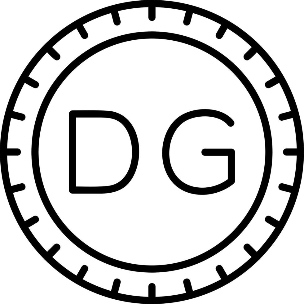 Diego Garcia Dial code Vector Icon