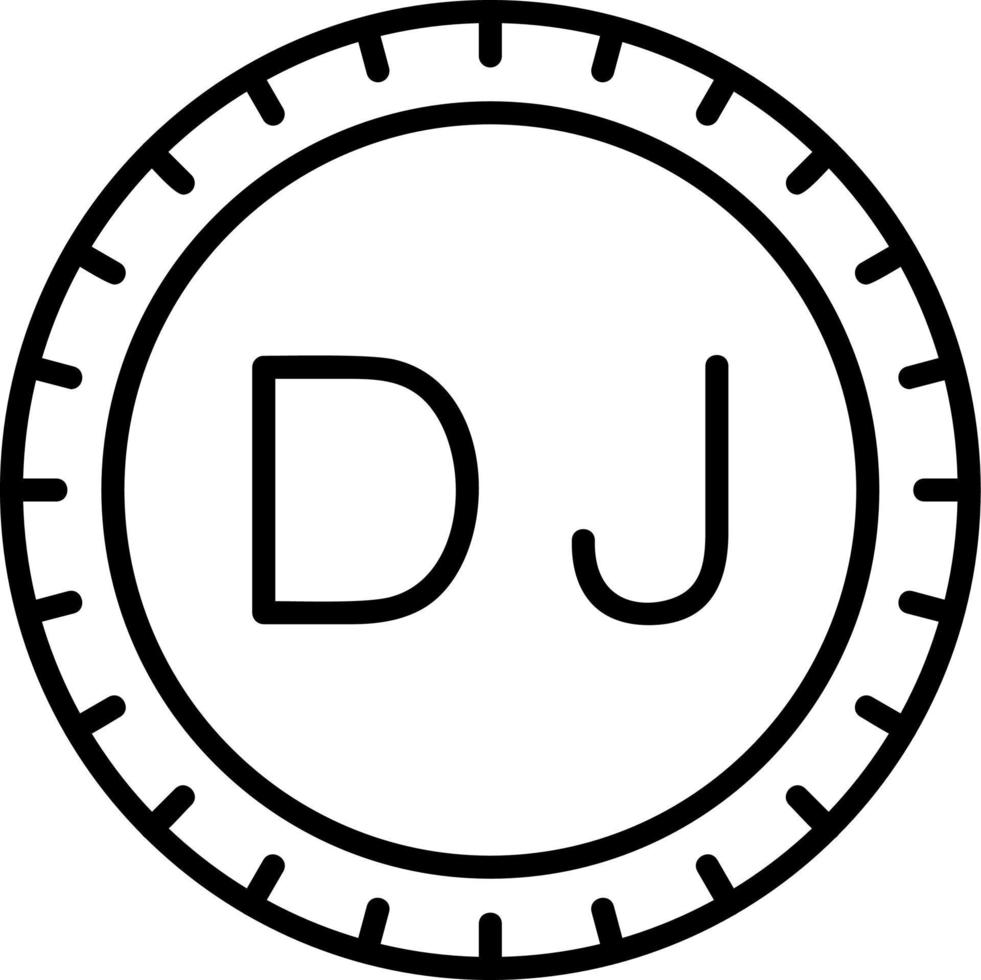 Djibouti Dial code Vector Icon