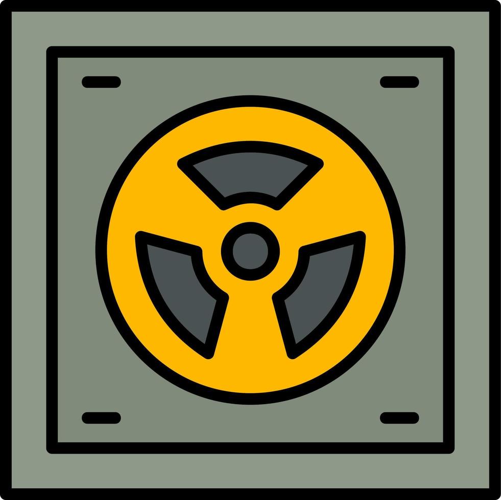 Radioactive Vector Icon
