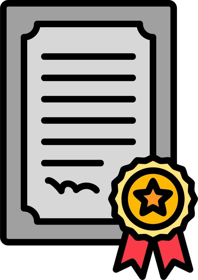 Certificate Vector Icon