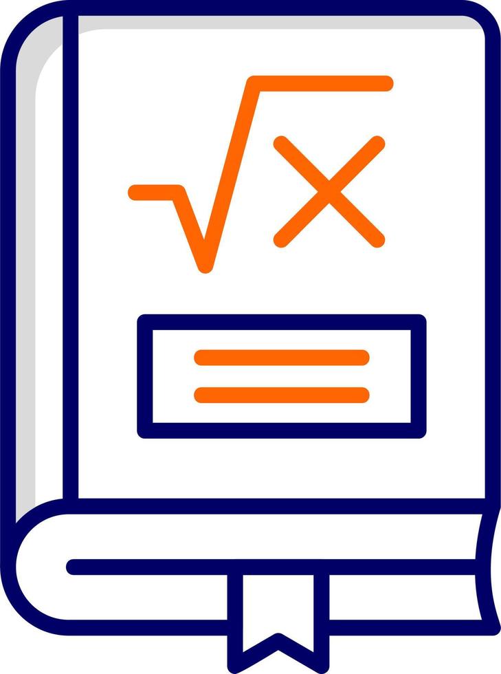 Maths Book Vector Icon